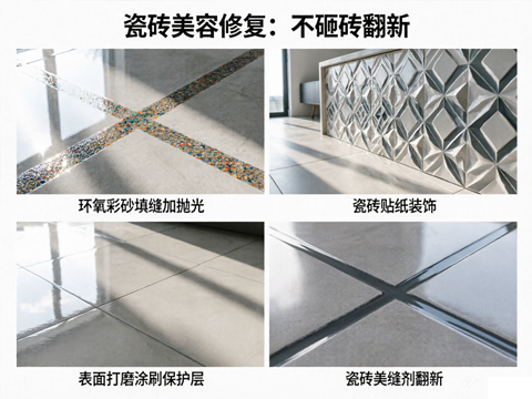 瓷砖美容修复：不砸砖翻新的多元方案与选择